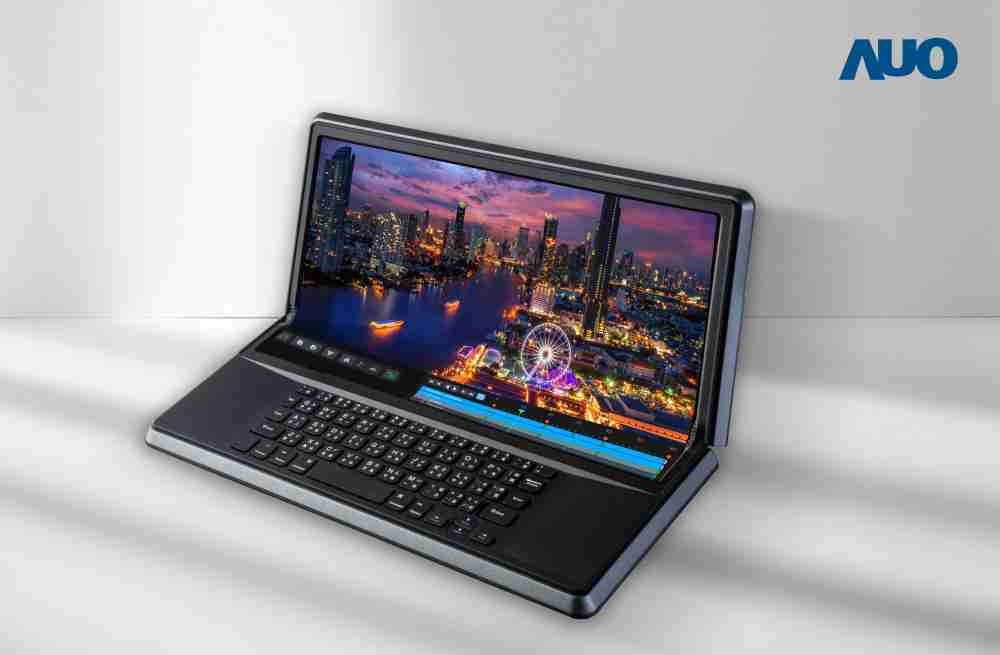 尊龙z614.6吋Micro LED折迭显示屏幕，，，，搭配半径4mm的弯折绞炼，，，以及高画素、、、、高亮度、、、高对比度的显示技术特点，，，，即便在大视角下仍保有绝佳色相与亮度